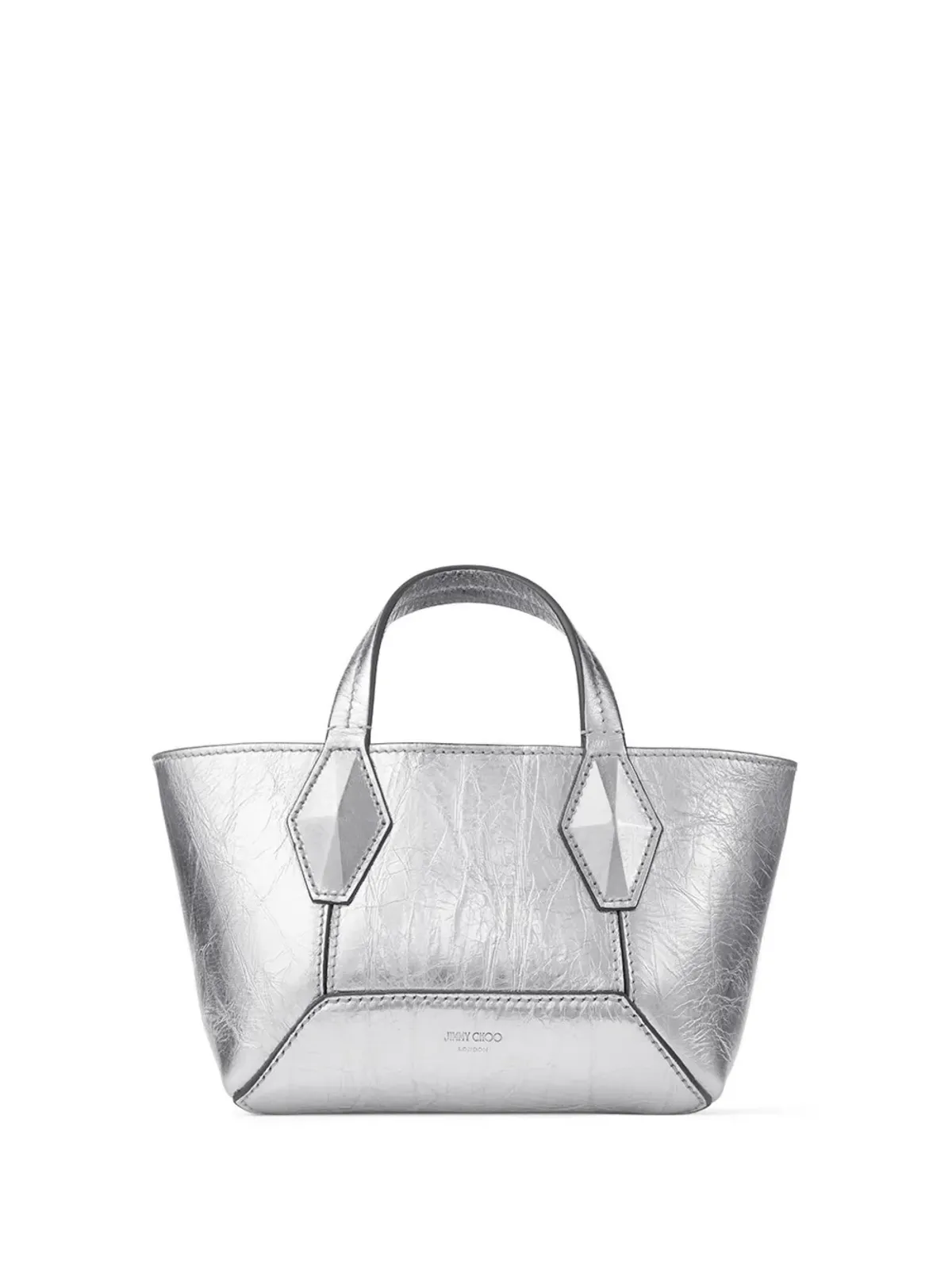 Jimmy Choo ダイヤモンド トートバッグ - シルバー - 画像1