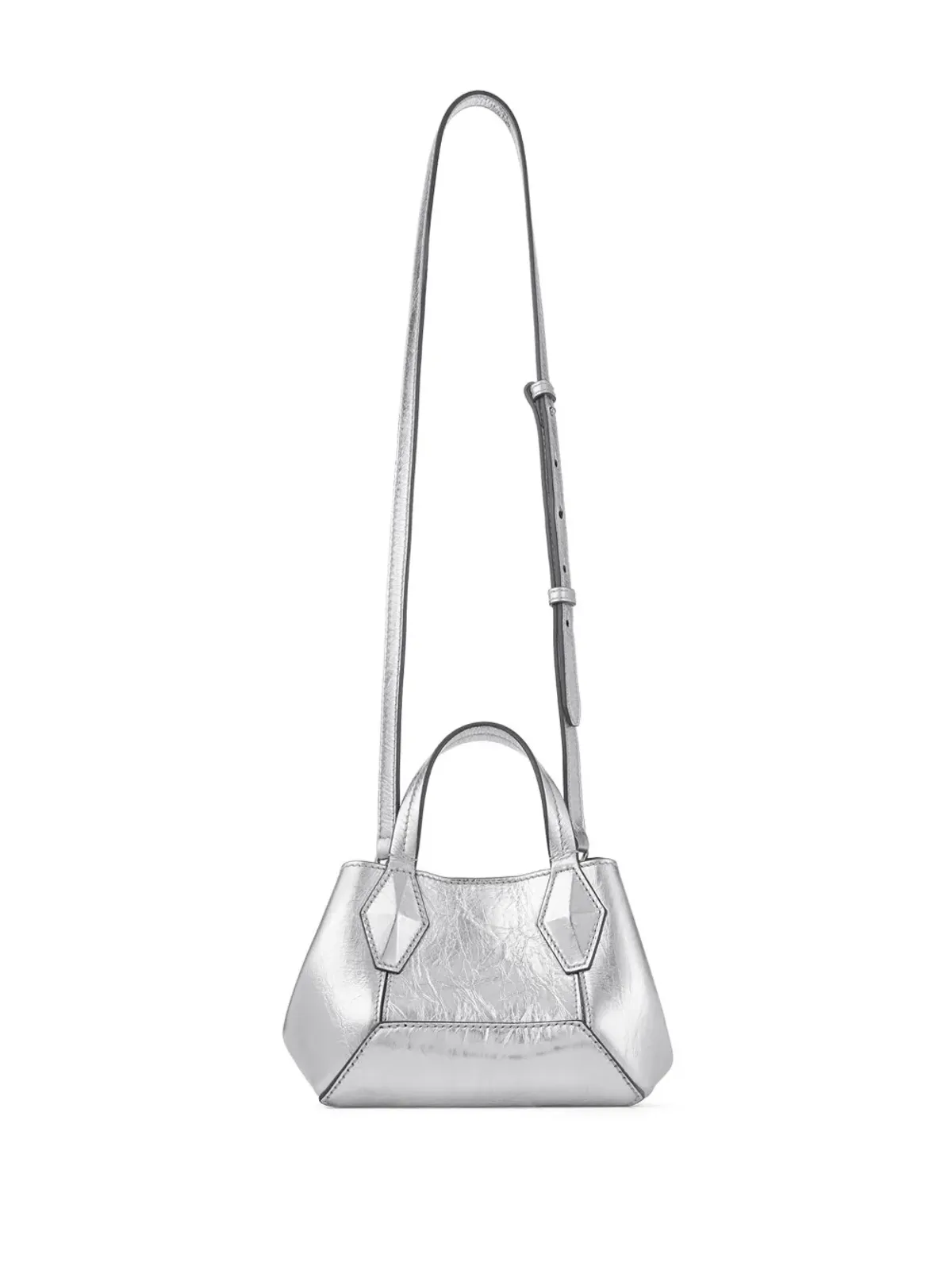 Jimmy Choo ダイヤモンド トートバッグ - シルバー - 画像3