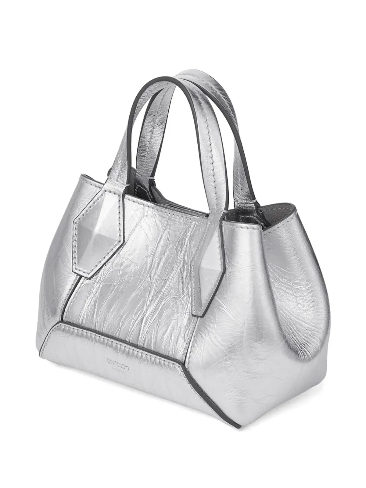 Jimmy Choo ダイヤモンド トートバッグ - シルバー - 画像4