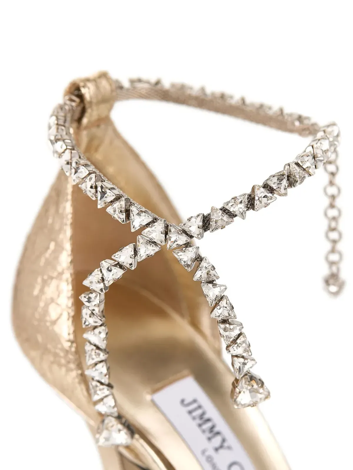 Jimmy Choo 100mm Stevieパンプス - ゴールド - 画像5
