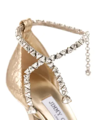 Jimmy Choo 100mm Stevieパンプス - ゴールド - サムネイル5
