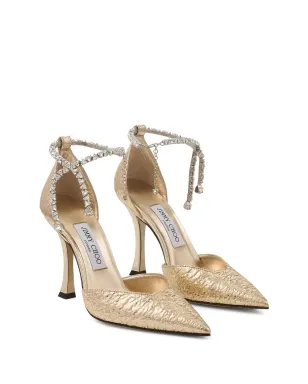 Jimmy Choo 100mm Stevieパンプス - ゴールド - サムネイル2