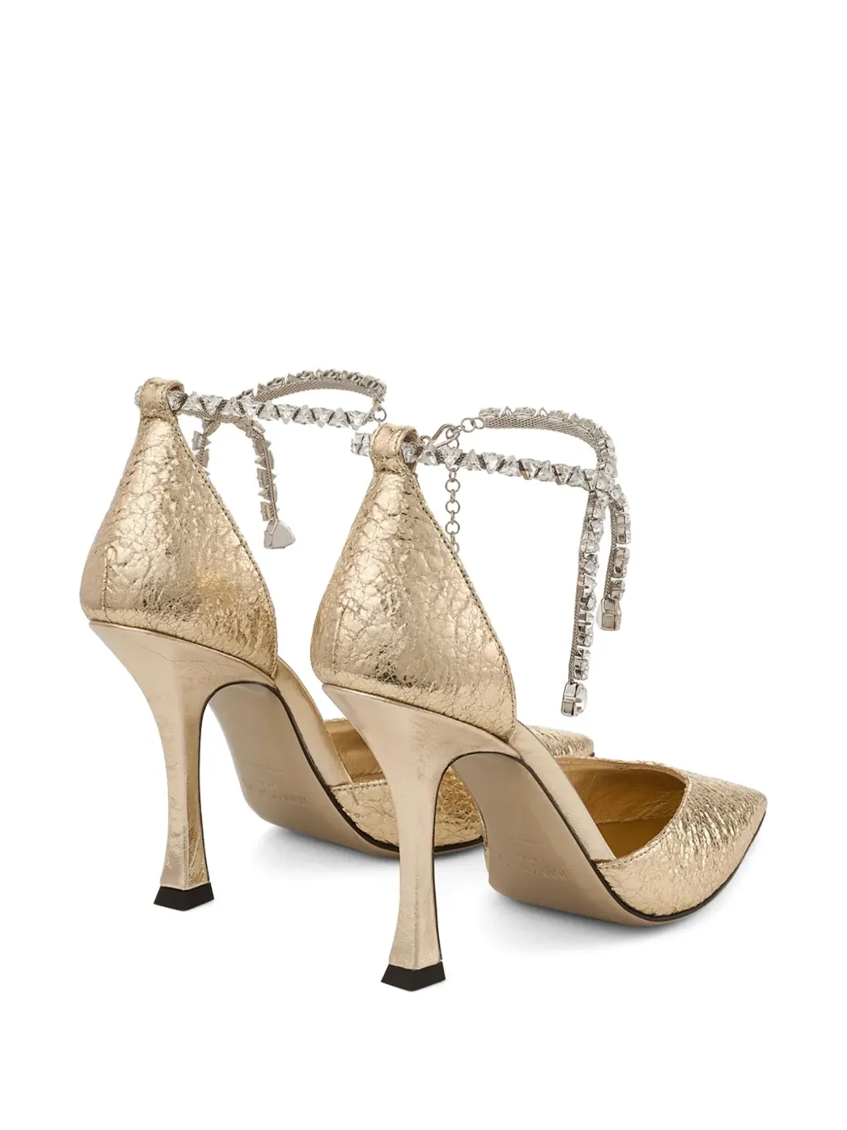 Jimmy Choo 100mm Stevieパンプス - ゴールド - 画像3