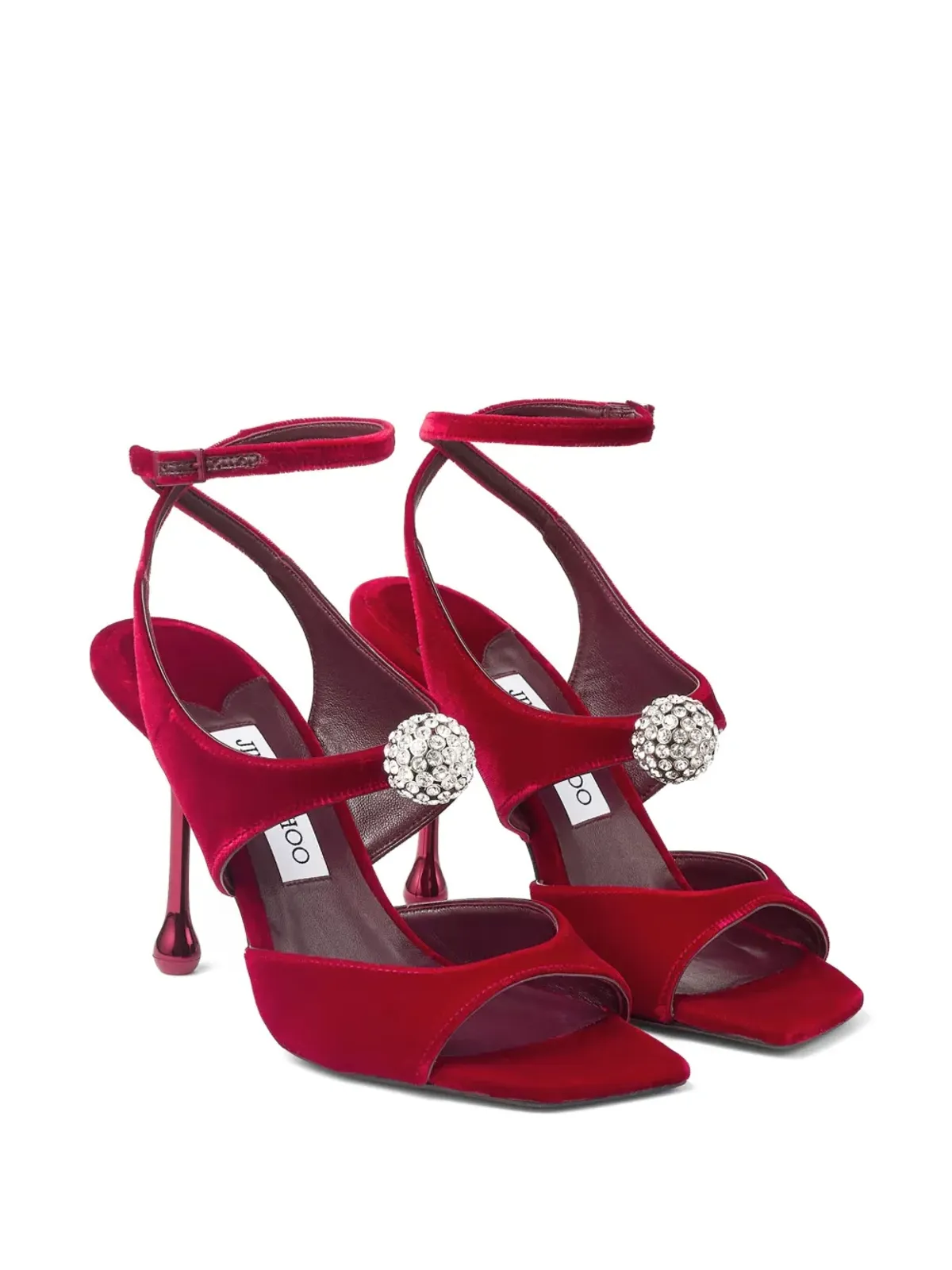 Jimmy Choo 95 Orb サンダル - レッド - 画像2