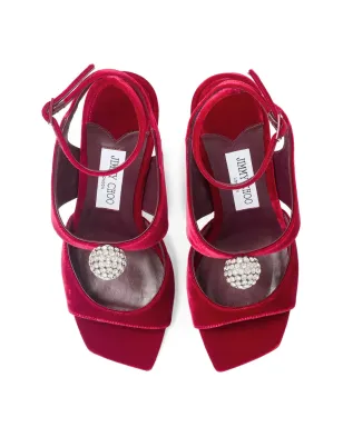 Jimmy Choo 95 Orb サンダル - レッド - サムネイル4