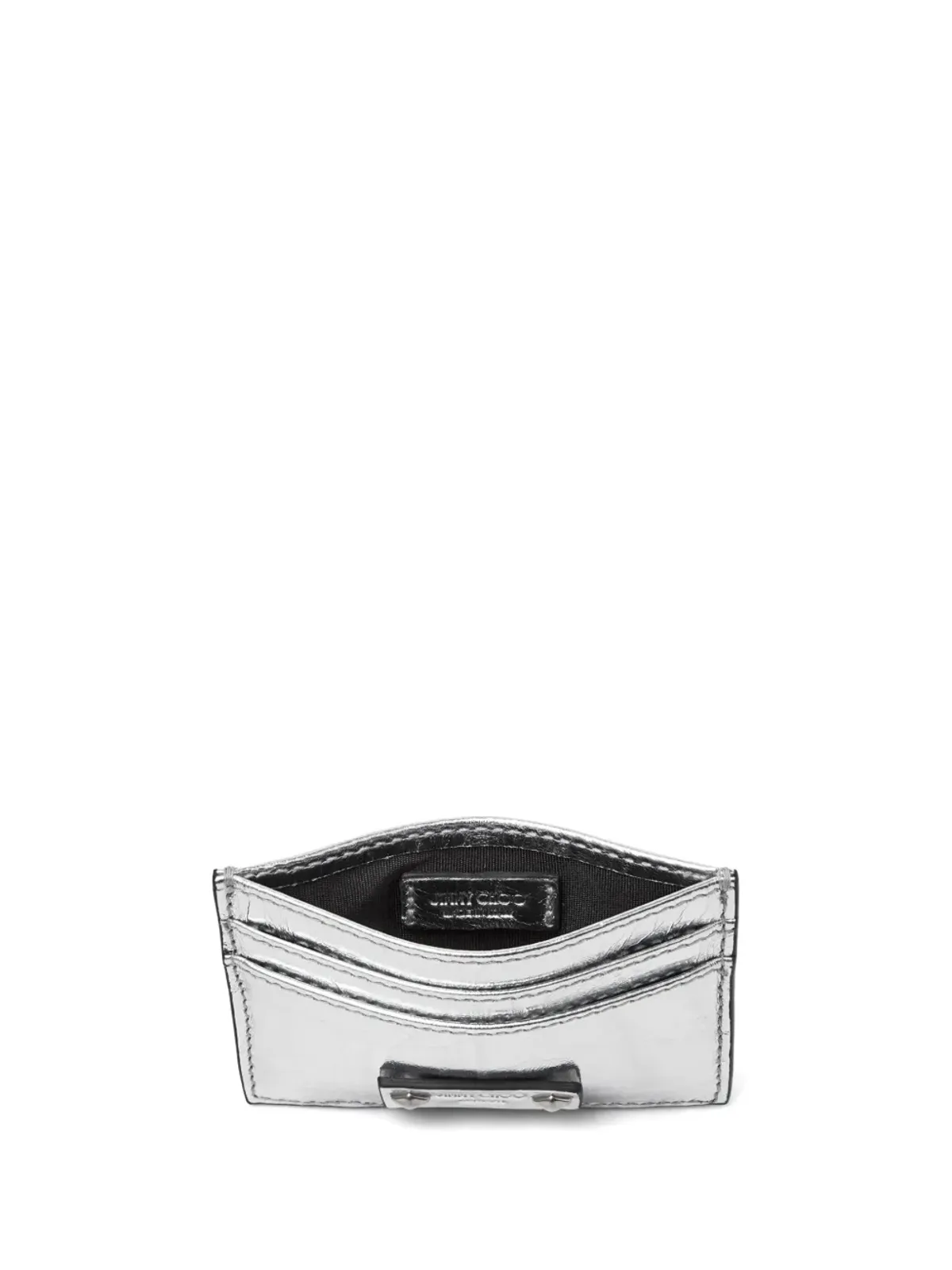 Jimmy Choo Umika カードホルダー シルバー - 画像4