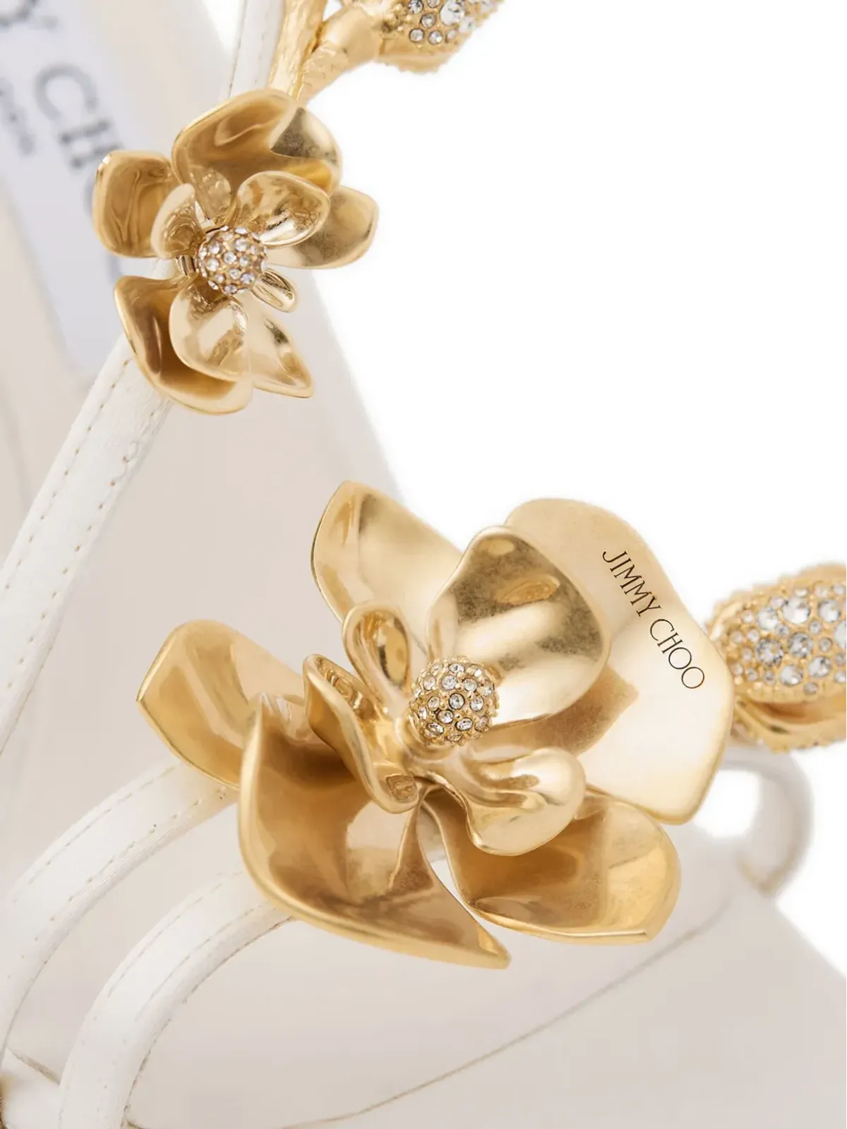 Jimmy Choo Zea サンダル 95mm - ベージュ - 画像5