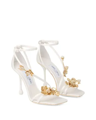 Jimmy Choo Zea サンダル 95mm - ベージュ - サムネイル2
