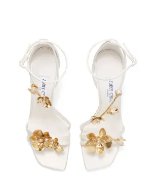 Jimmy Choo Zea サンダル 95mm - ベージュ - サムネイル4