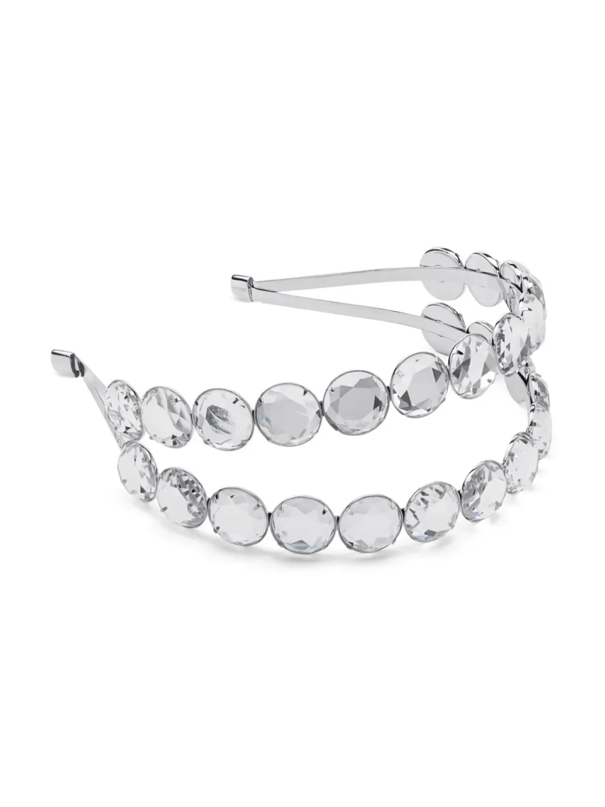 Jimmy Choo ダブルローヘッドバンド - シルバー - 画像2