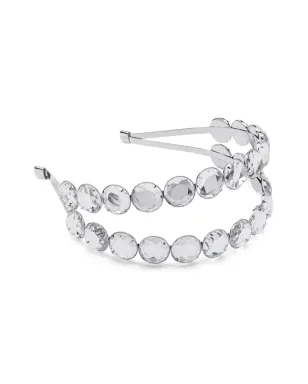 Jimmy Choo ダブルローヘッドバンド - シルバー - サムネイル2