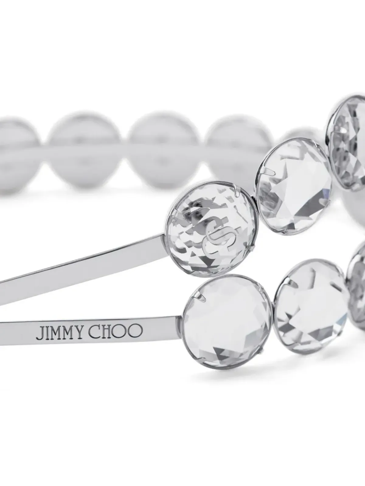 Jimmy Choo ダブルローヘッドバンド - シルバー - 画像3