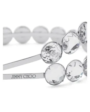 Jimmy Choo ダブルローヘッドバンド - シルバー - サムネイル3