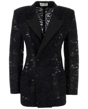 Saint Laurent ダブルブレスト タキシードジャケット - サムネイル1