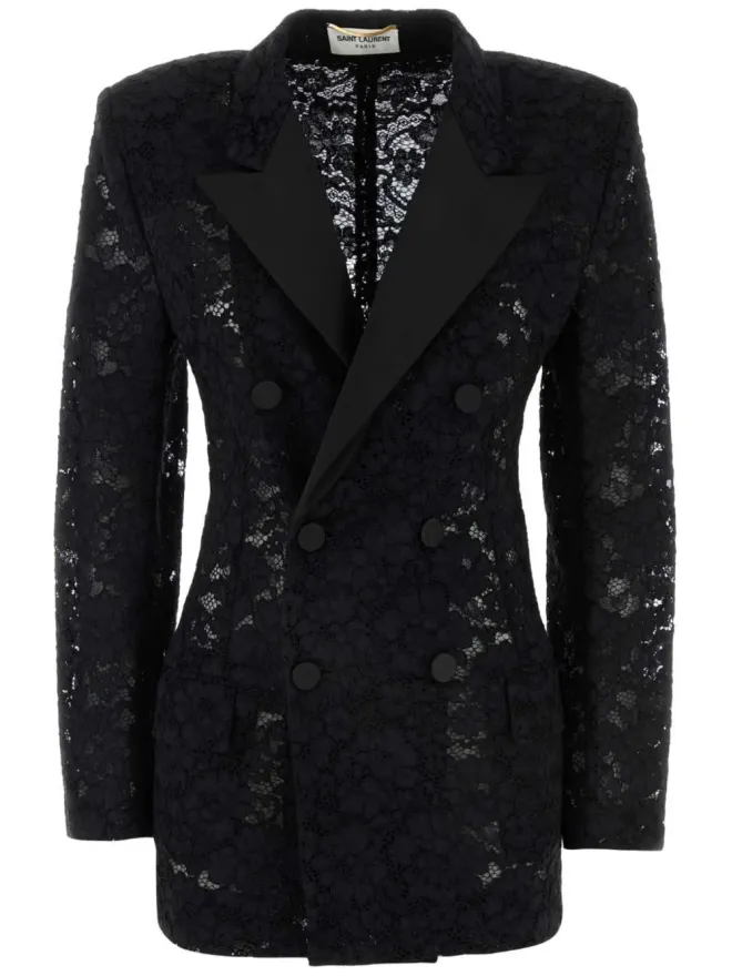 Saint Laurent Saint Laurent ダブルブレスト タキシードジャケットの商品画像