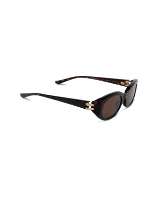 Alexander McQueen Eyewear ラウンドフレームサングラス - サムネイル2