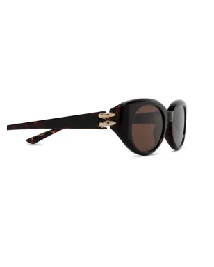 Alexander McQueen Eyewear ラウンドフレームサングラス - サムネイル3