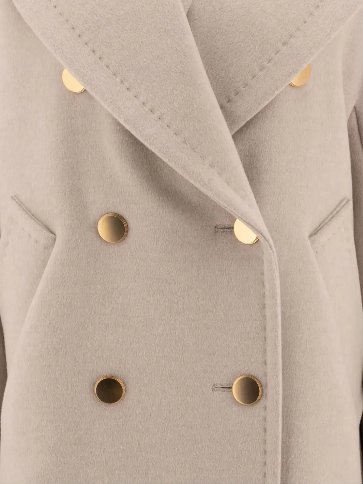 Max Mara カシミヤコート - ニュートラルカラー - 画像3