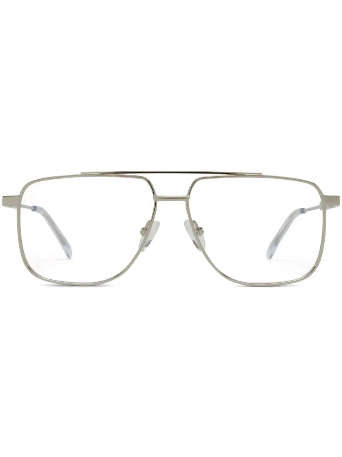 Alexander McQueen Eyewear オーバサイズフレームメガネ - 画像1