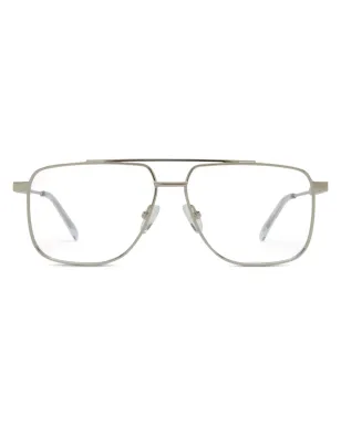 Alexander McQueen Eyewear オーバサイズフレームメガネ - サムネイル1
