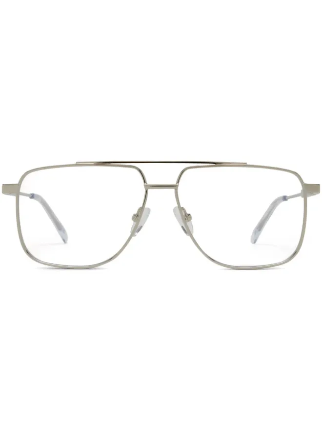 Alexander McQueen Eyewear Alexander McQueen Eyewear オーバサイズフレームメガネの商品画像