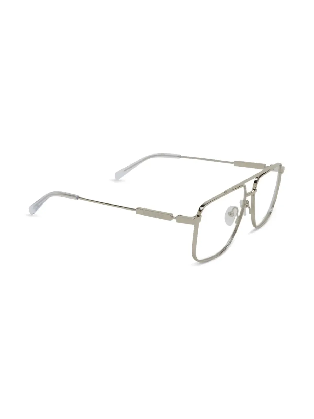 Alexander McQueen Eyewear オーバサイズフレームメガネ - 画像2