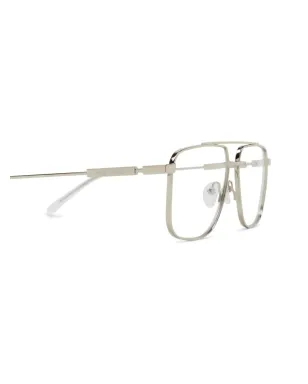 Alexander McQueen Eyewear オーバサイズフレームメガネ - サムネイル3