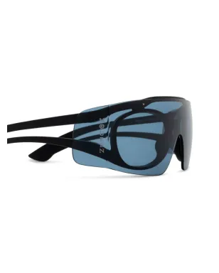 Alexander McQueen Eyewear ロゴプリント サングラス（ブラック） - サムネイル3
