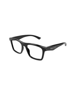Alexander McQueen Eyewear スクエアフレーム眼鏡 - ブラック - サムネイル2