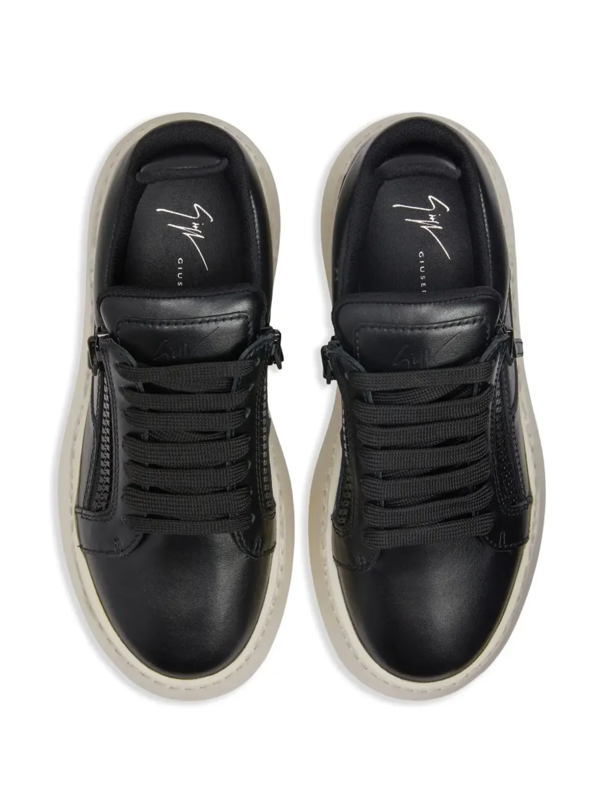 Giuseppe Zanotti GZ94 Maxiプラットフォームスニーカー - ブラック - 画像4