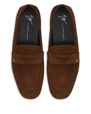 Giuseppe Zanotti クリストフ スエード ローファー - ブラウン - サムネイル4