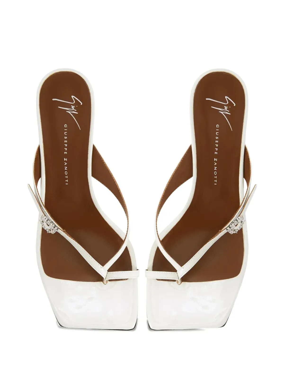 Giuseppe Zanotti アマンディーヌ サンダル - ホワイト - 画像4