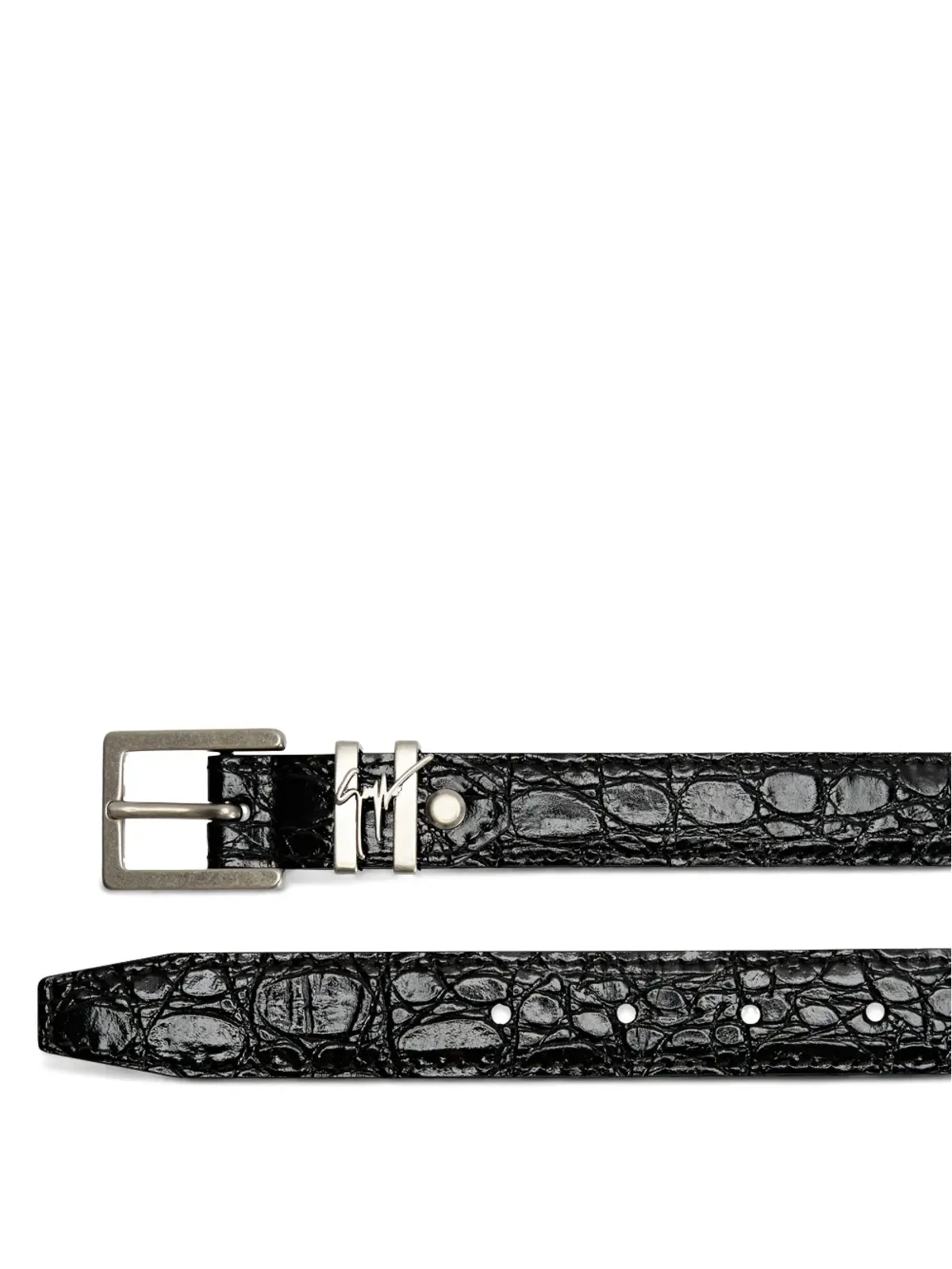 Giuseppe Zanotti Teodore ベルト - ブラック - 画像2