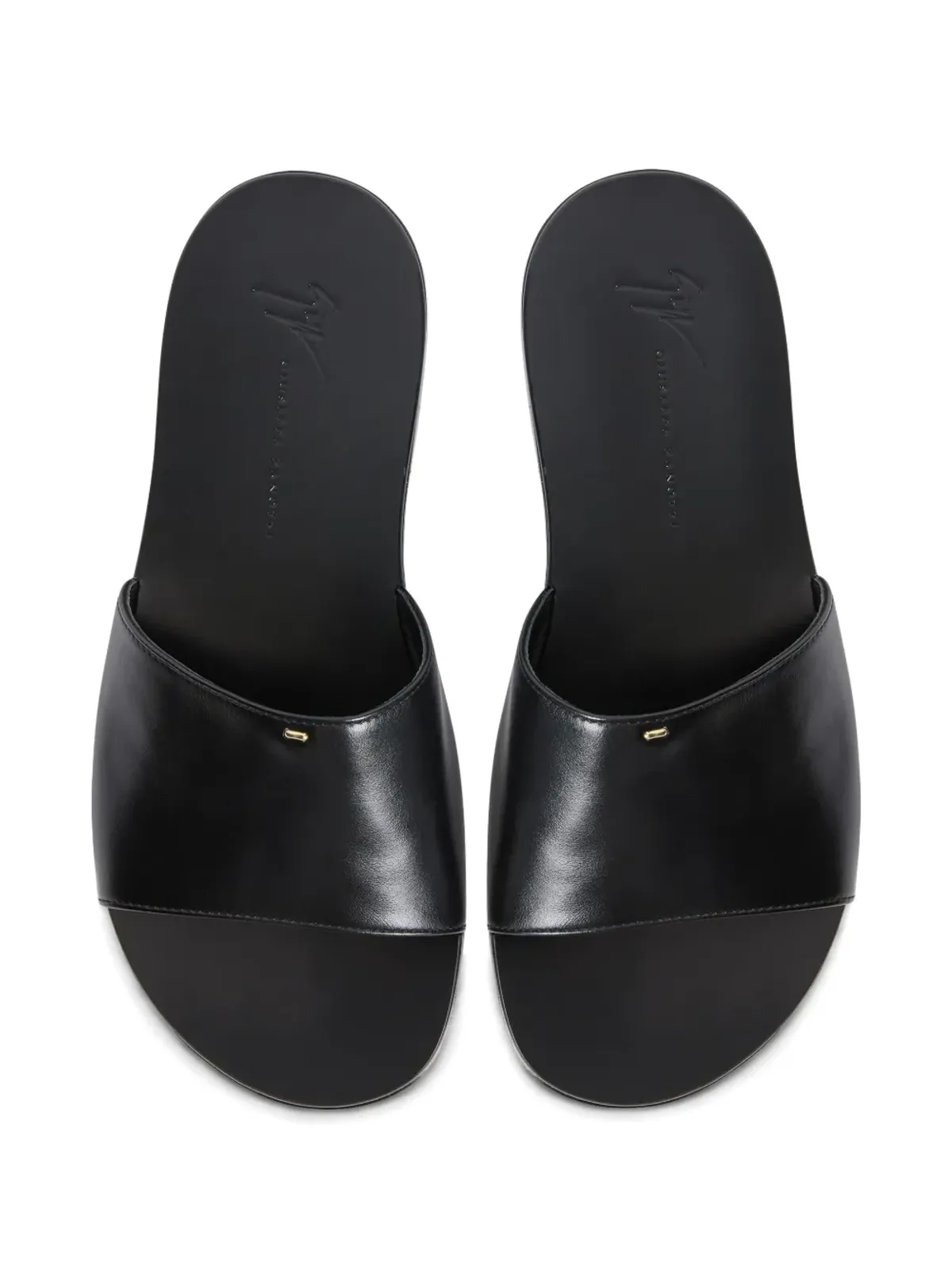 Giuseppe Zanotti Adrien レザーサンダル - 画像3