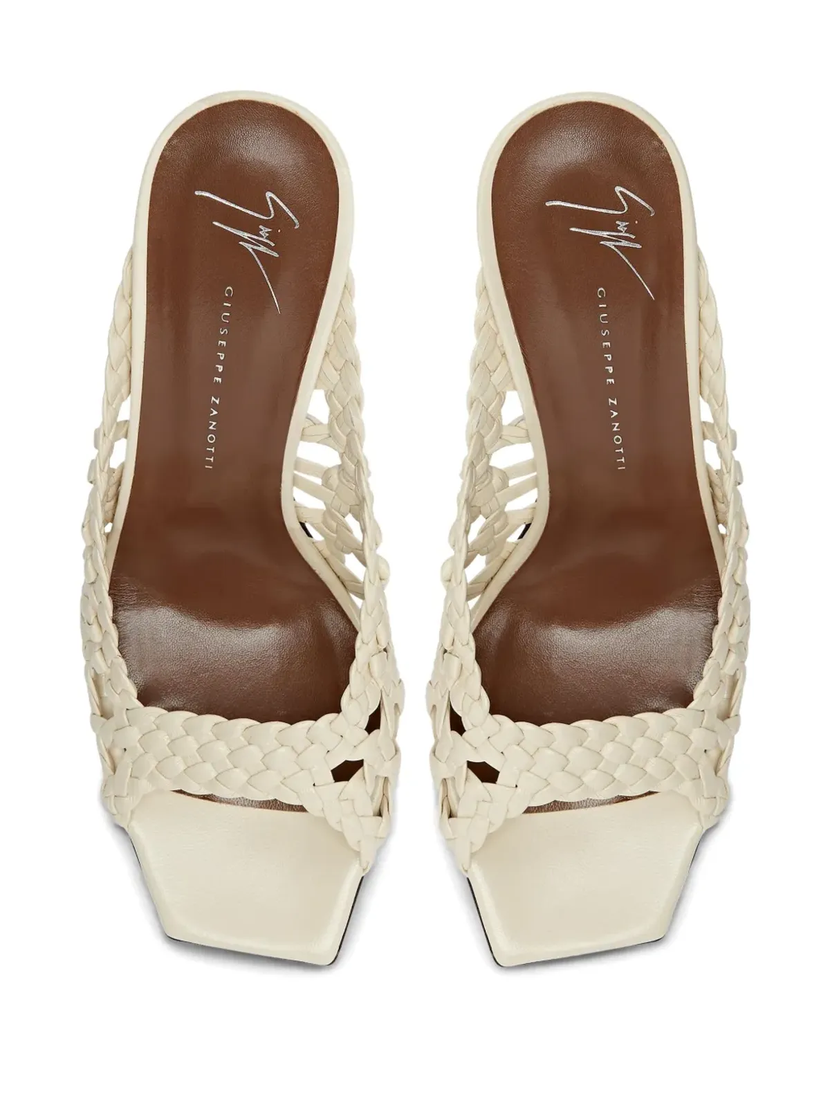 Giuseppe Zanotti 90mm Mya サンダル - ホワイト - 画像4