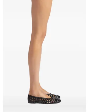 Giuseppe Zanotti Georgia Cage バレエフラット ブラック - サムネイル5