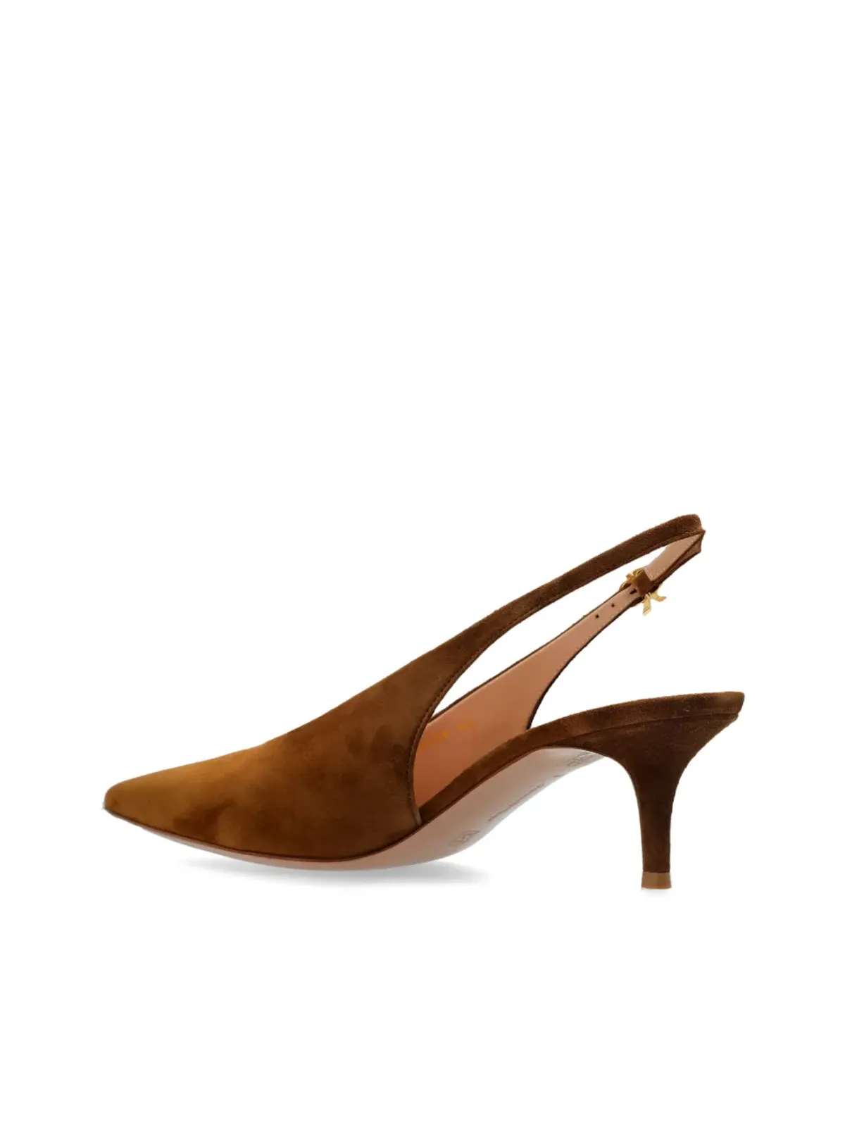 Gianvito Rossi 55mm Robbieパンプス ブラウン - 画像5
