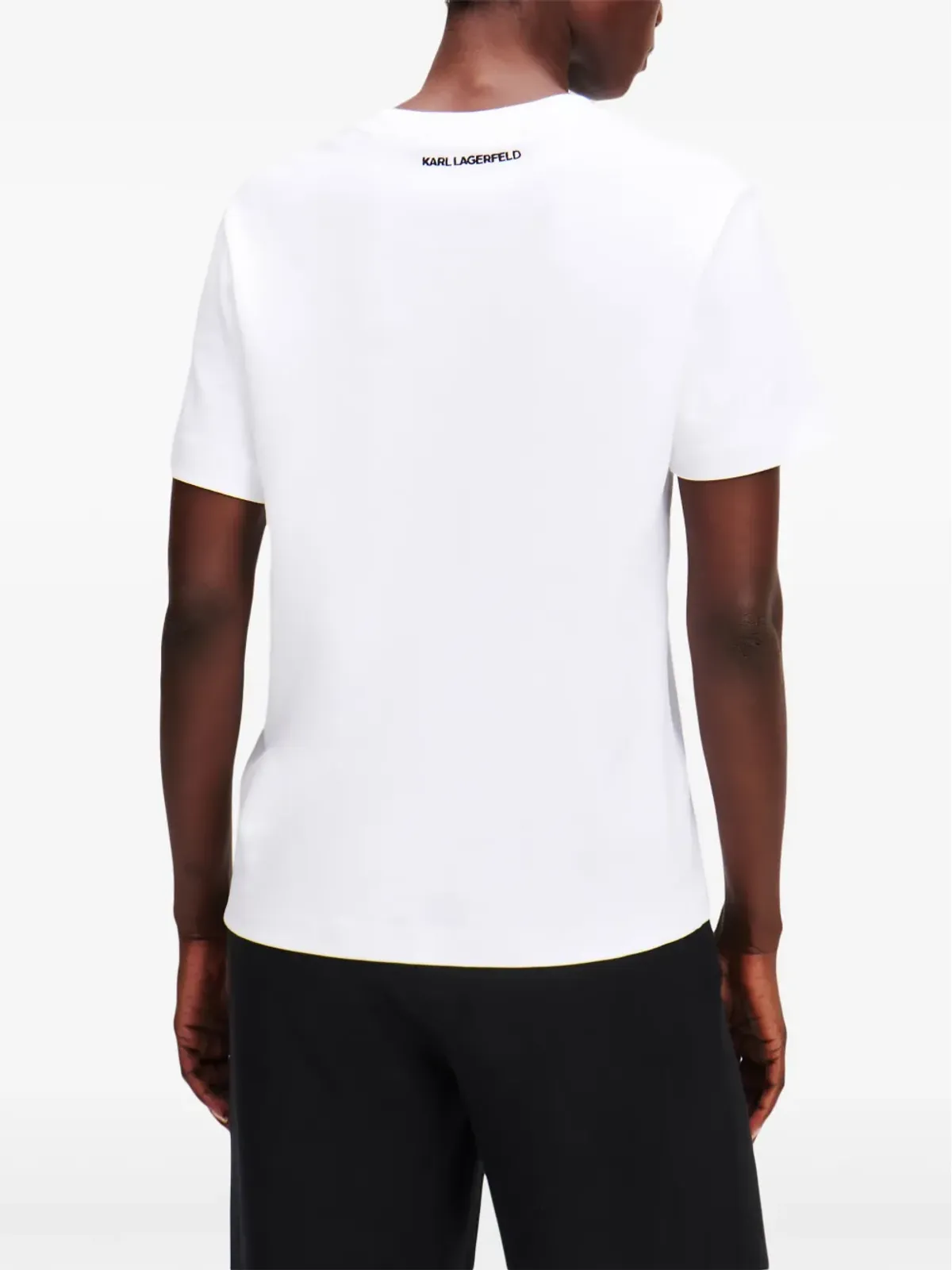 Karl Lagerfeld Ikon aquarelle Tシャツ - 画像4
