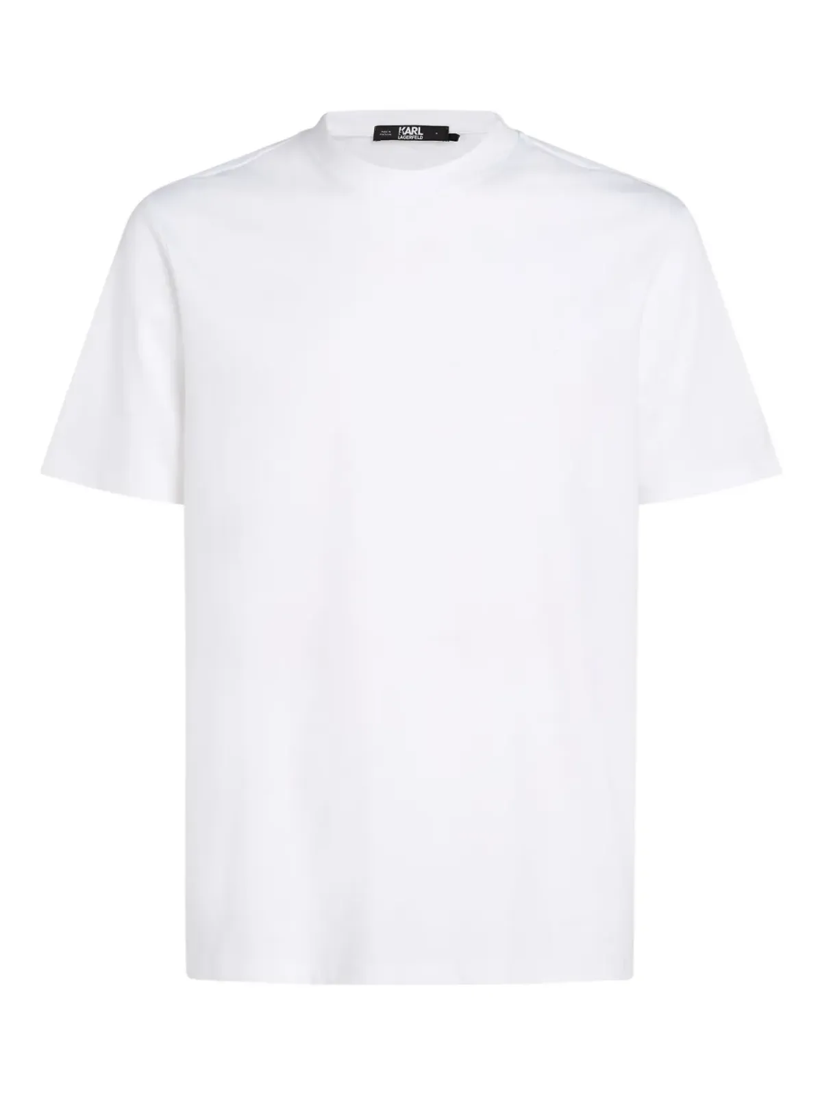 Karl Lagerfeld カメオ ロゴ刺繍 Tシャツ - ホワイト - 画像1