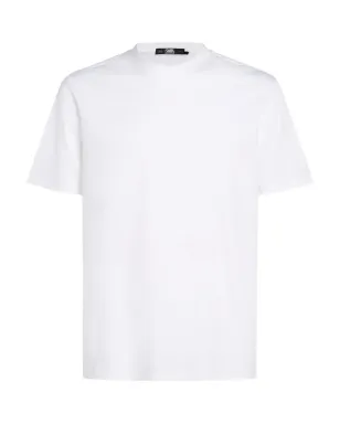 Karl Lagerfeld カメオ ロゴ刺繍 Tシャツ - ホワイト - サムネイル1