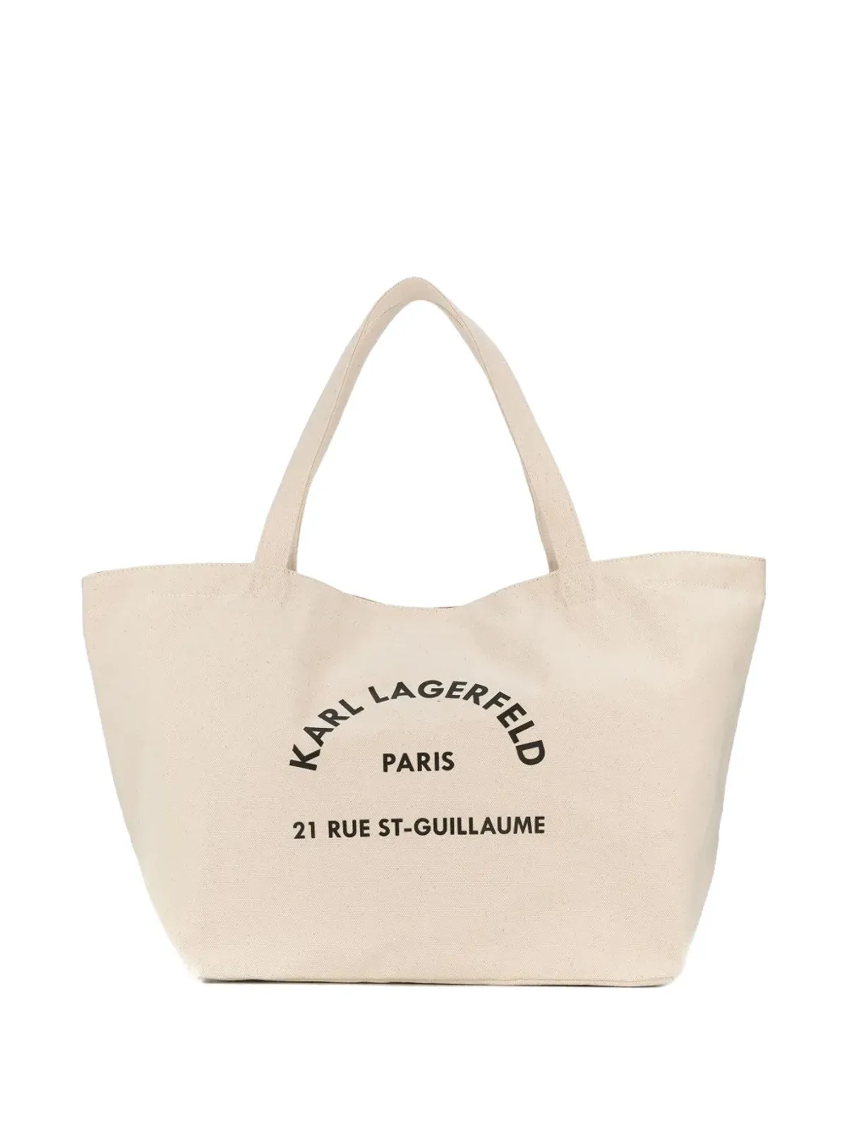 Karl Lagerfeld Rue St-Guillaume キャンバス トートバッグ - Neutrals - 画像1