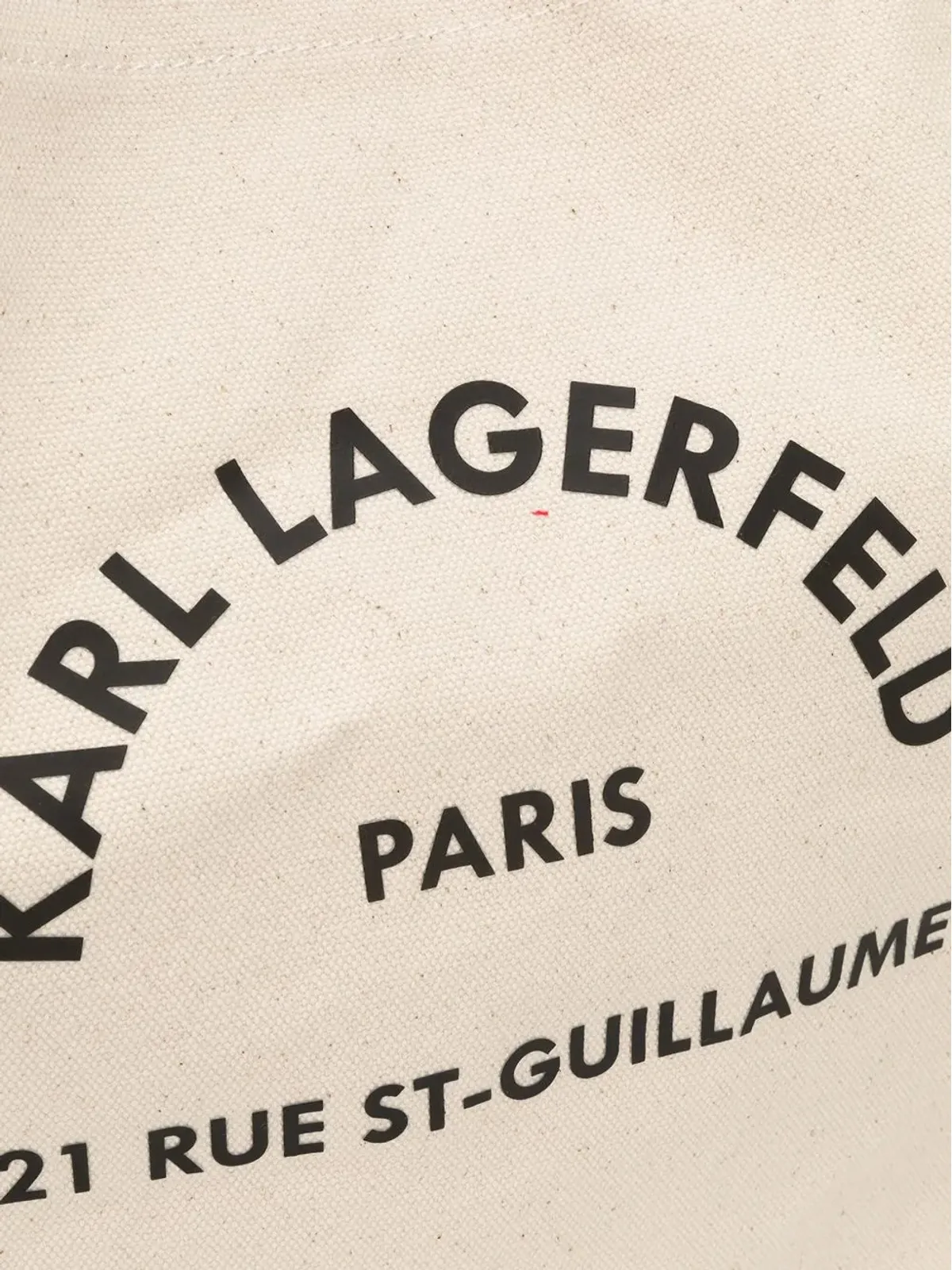 Karl Lagerfeld Rue St-Guillaume キャンバス トートバッグ - Neutrals - 画像4