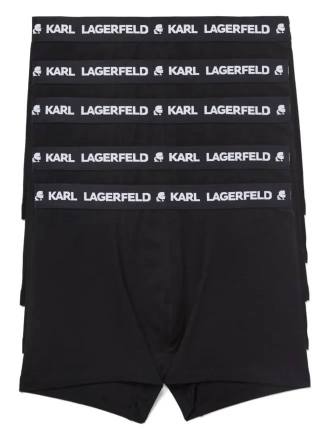 Karl Lagerfeld Karl Lagerfeld ロゴプリント ボクサー ブラックの商品画像