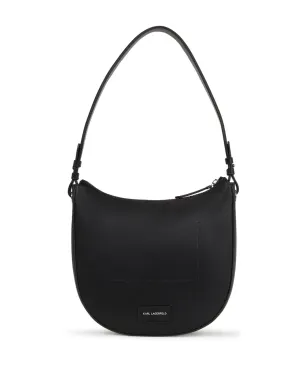 Karl Lagerfeld K/Circle Moon パンチングロゴ ショルダーバッグ - ブラック - サムネイル3
