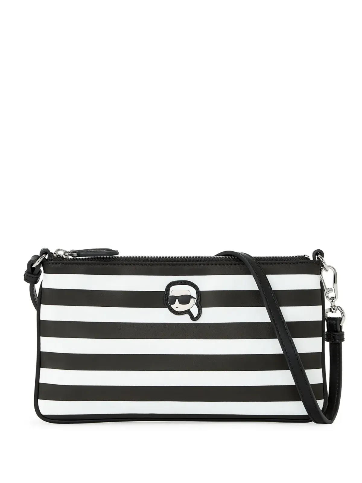 Karl Lagerfeld イコン ショルダーバッグ - ブラック - 画像1