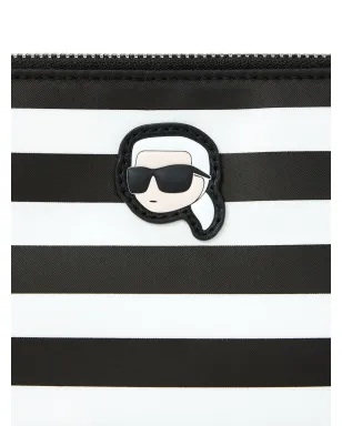 Karl Lagerfeld イコン ショルダーバッグ - ブラック - サムネイル4