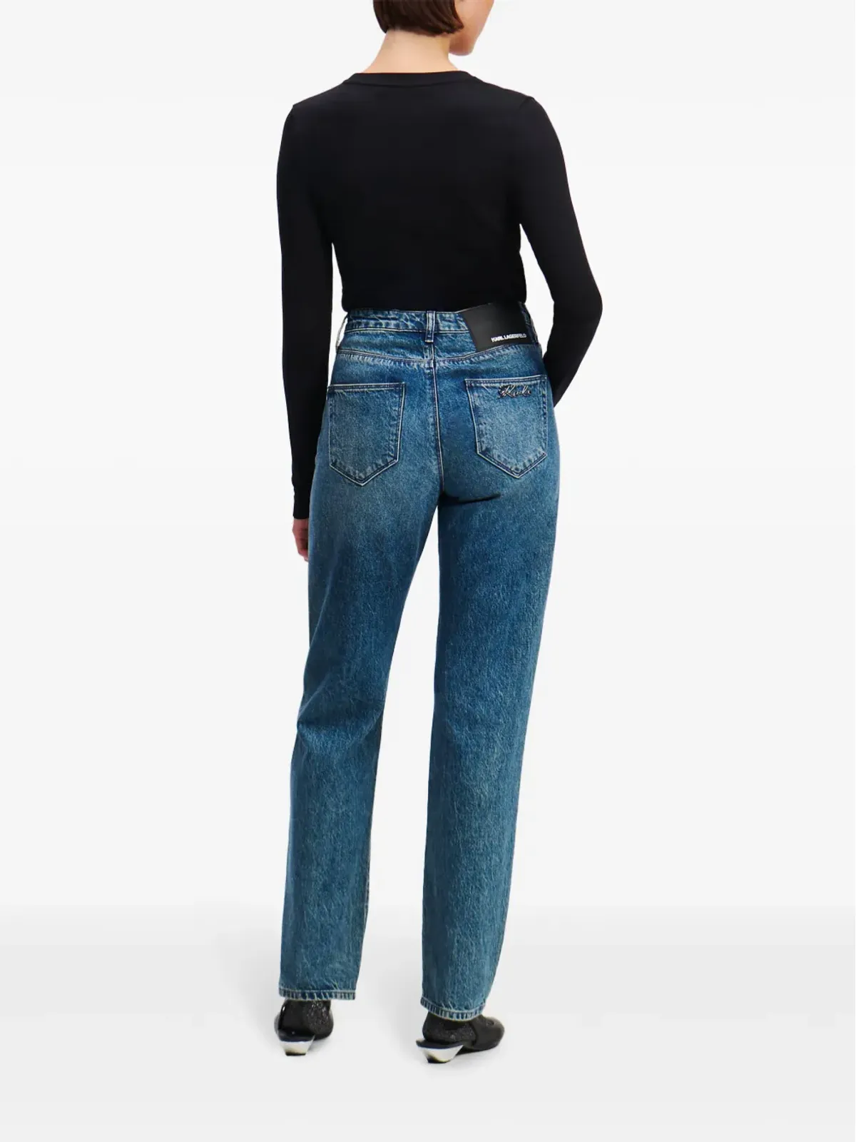 Karl Lagerfeld ストレートレッグジーンズ - ブルー - 画像4