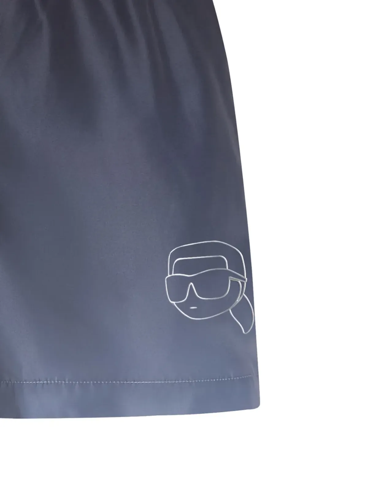 Karl Lagerfeld Ikon グラデーション効果 スイムショーツ - ブラック - 画像2