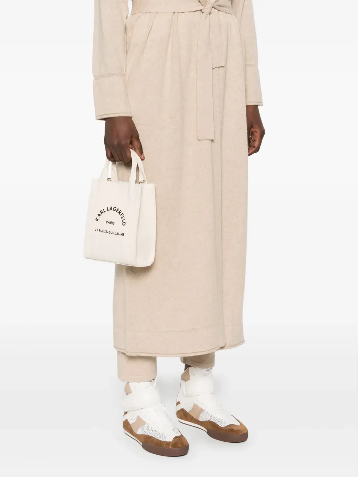 Karl Lagerfeld 小型 Rue St-Guillaume スクエア トートバッグ - ベージュ - 画像2