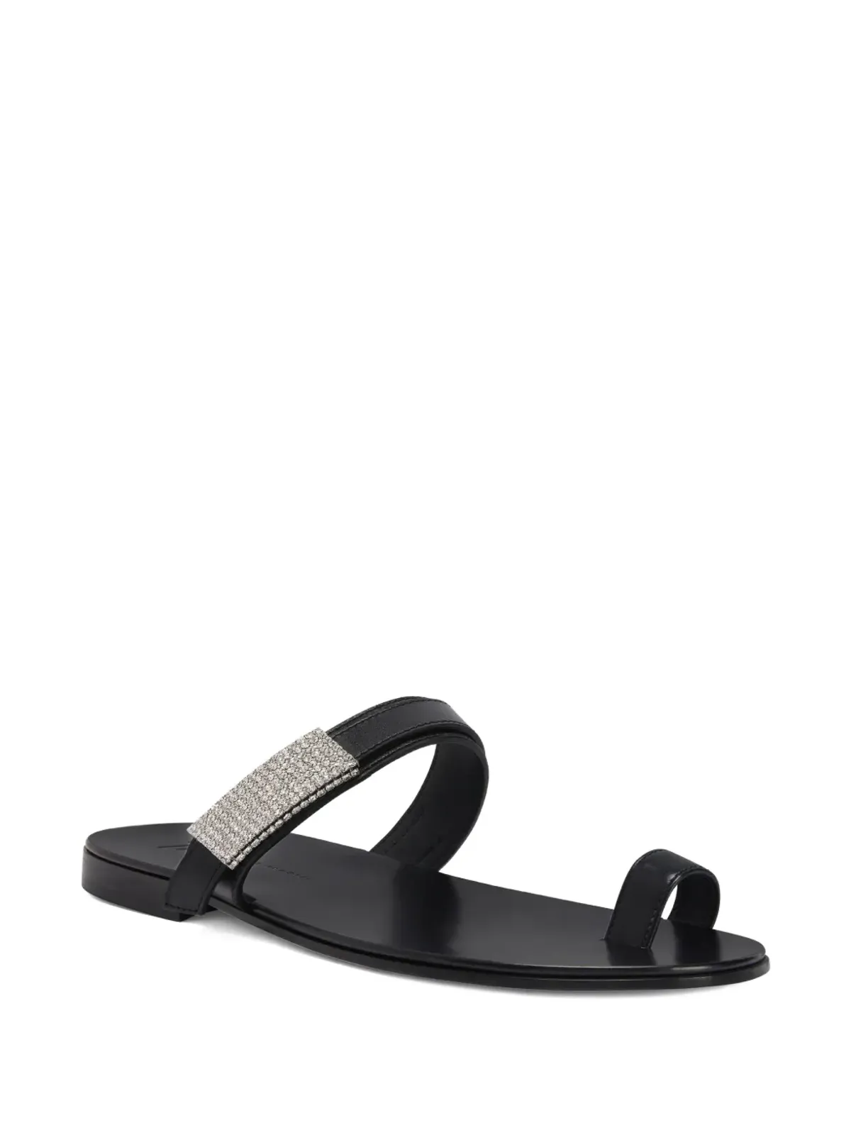 Giuseppe Zanotti Flavien レザーサンダル - ブラック - 画像2